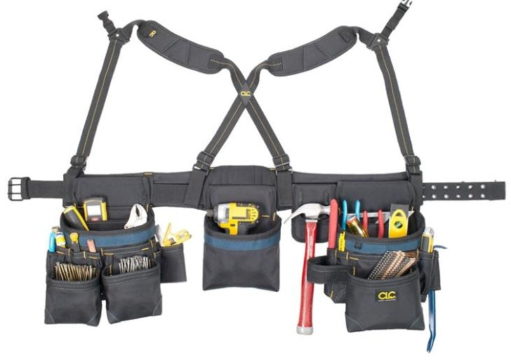 CLC 2617 28-Pocket Framing Master Tool Belt, Ballistic Nylon, 28 Pockets