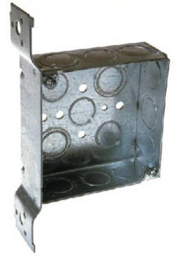 Raco 8196 Square Box Bracket, 1-1/2" Deep, 4"