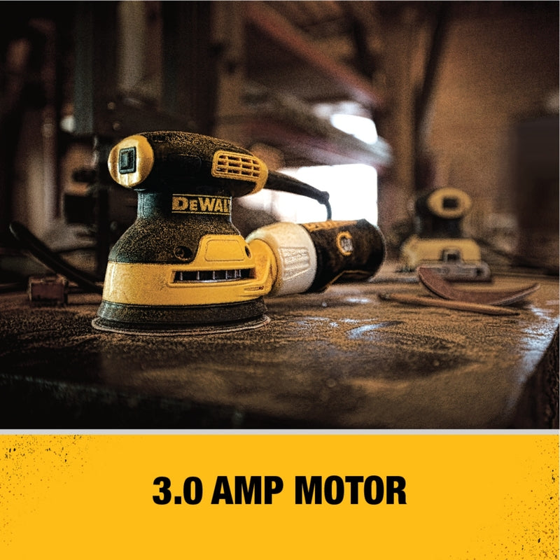 DeWalt DWE6421K Random Orbit Sander, 3 amps