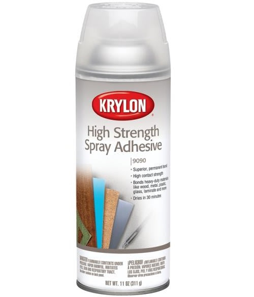 Krylon K09090000 High Strength Spray Adhesive, 11 Oz Toolbox Supply
