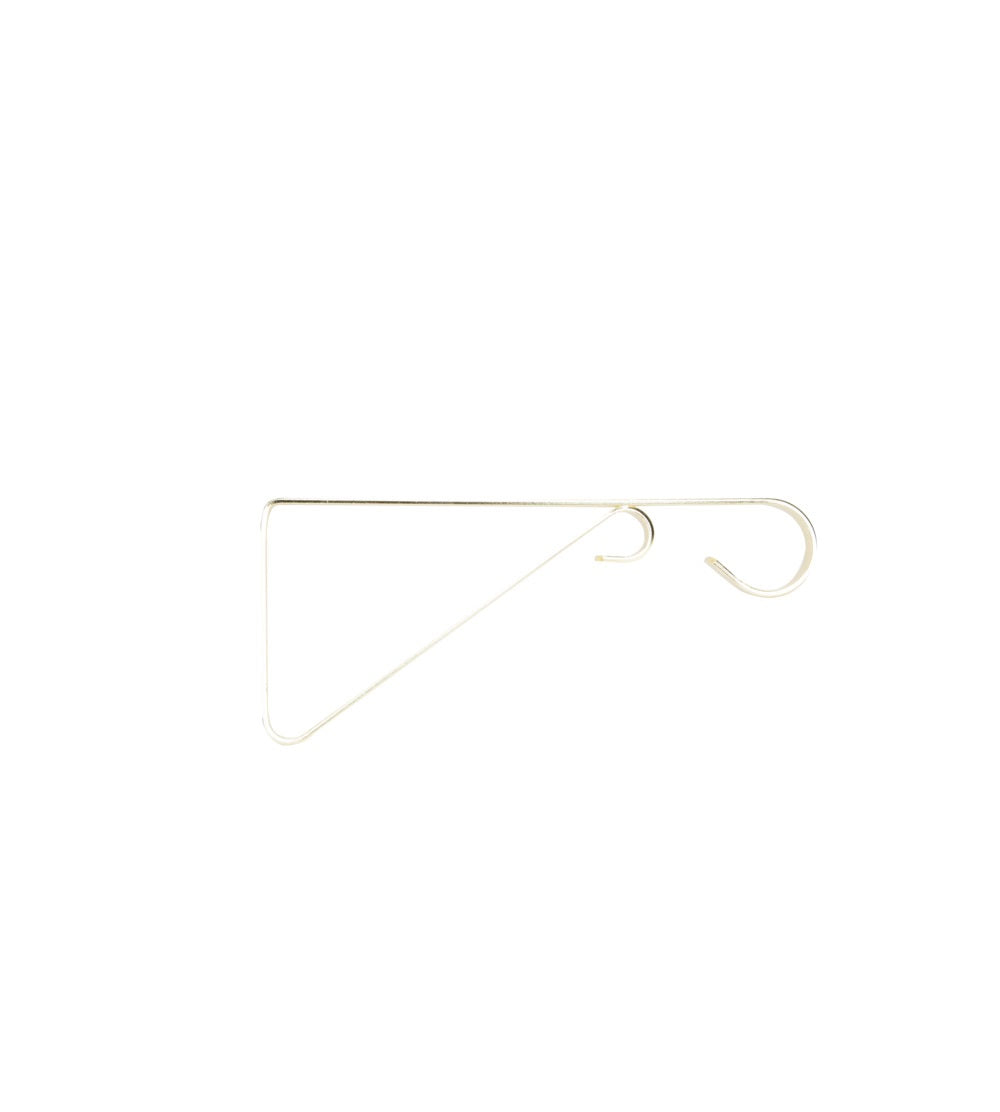 Landscapers Select GB0343L Hanging Plant Bracket, Brass, 9-5/8 in