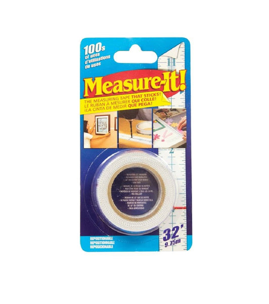 Intertape Polymer MIT32 Tape Adhesive Measuring 32 Foot Low Adhesive: Tape  Rulers & Measures 25 to 40 Feet (188469000103-3)