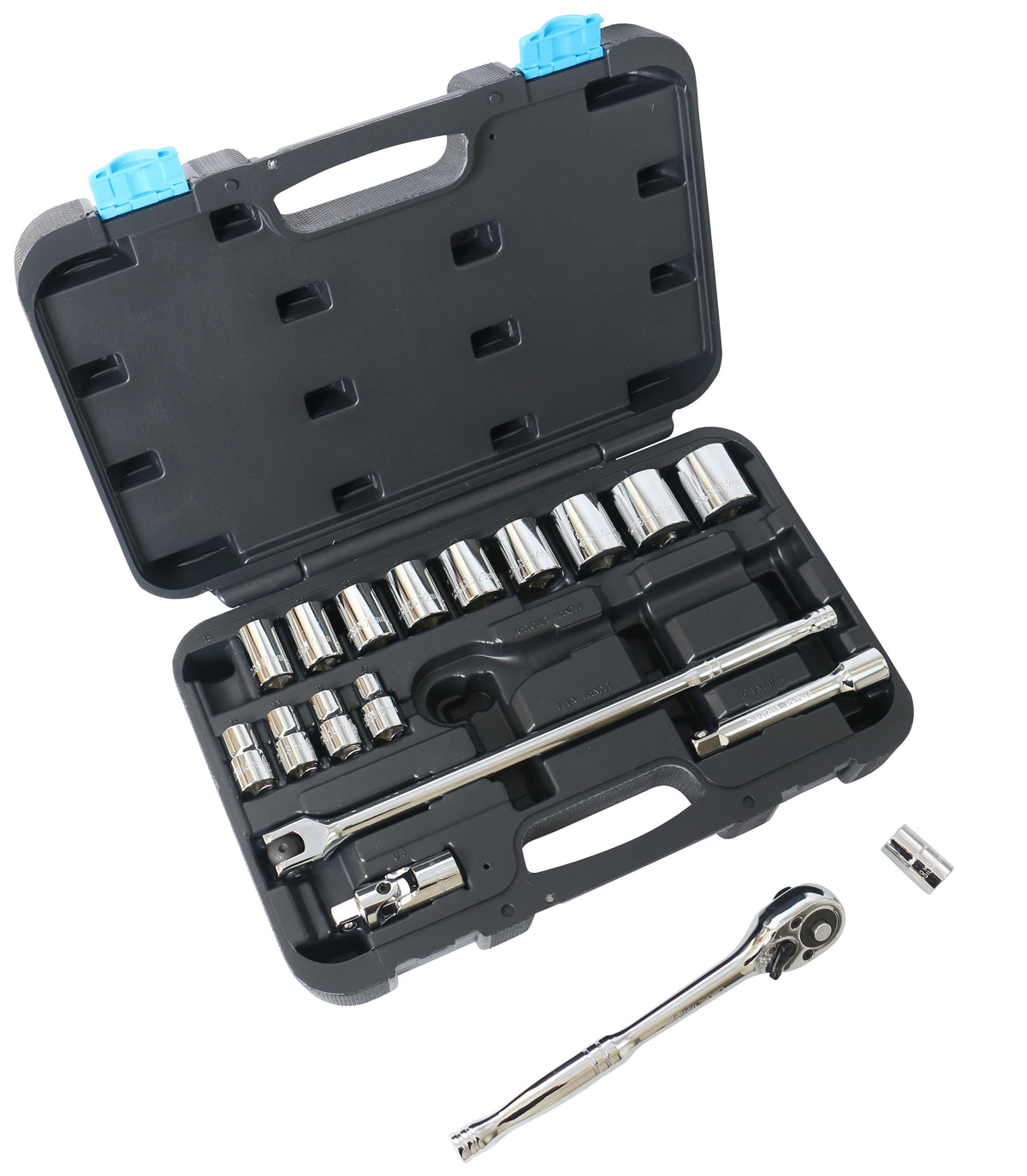 Vulcan  TS1019-M Socket Set, 1/2 Inch Drive, 19-Piece