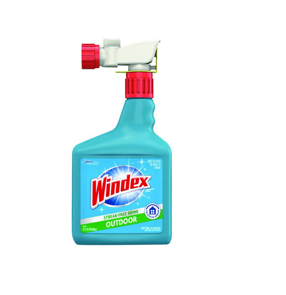 Windex 10122 Outdoor Glass Cleaner, 32 Oz