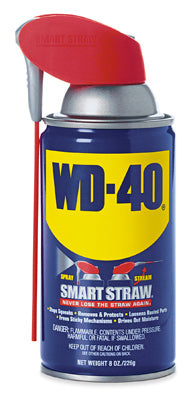 WD-40 490026 Smart Straw 2-Ways Aerosol Lubricant, 8 Oz