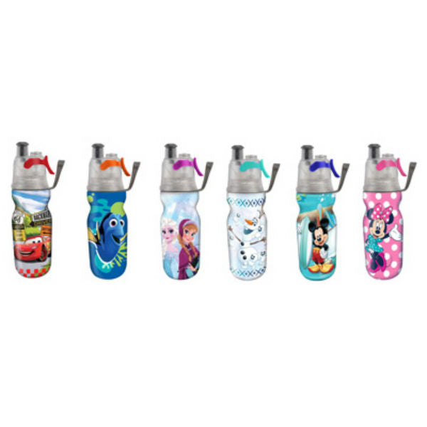 O2Cool HMCMA01 Kid's Mist N Sip Water Bottle, Assorted Color