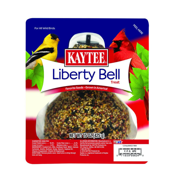 Kaytee® 100528433 Liberty Bell Treat for Wild Birds, 15 Oz