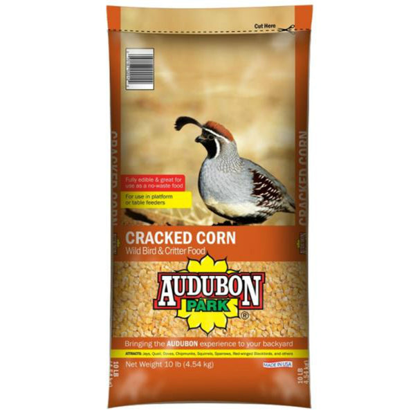 Audubon Park 12518 Cracked Corn Wild Bird & Critter Food, 10 lbs