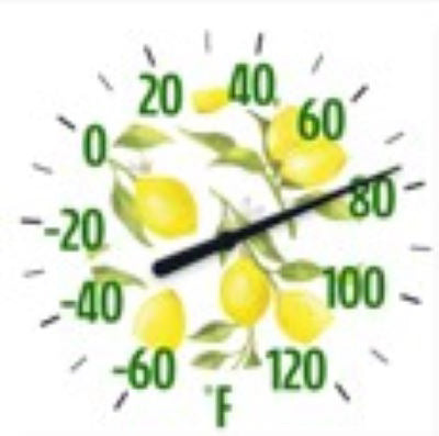 Lemon Thermometer