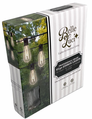 10L ST40 Edison Bulb