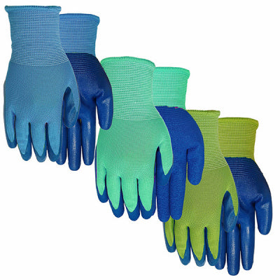 3PK Grip Gloves ASSTD