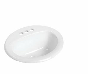 Oval Drop-In Lavatory