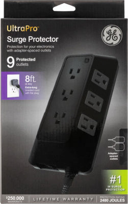 8'' BLK Surge Protector