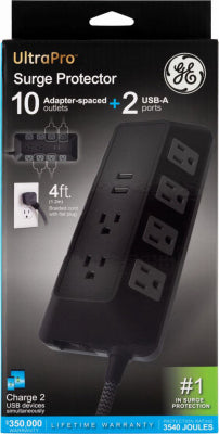 4'' BLK Surge Protector