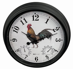 15" Rooster Dial Clock