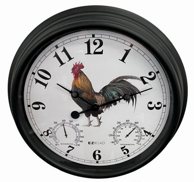 15" Rooster Dial Clock