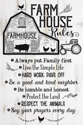 Farm House MTL Sign