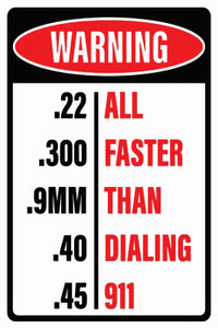 Warning MTL Sign