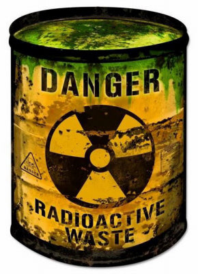Radioactive 3D MTL Sign