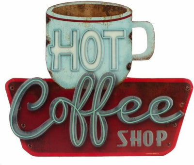 Hot Coffee 3D MTL Sign
