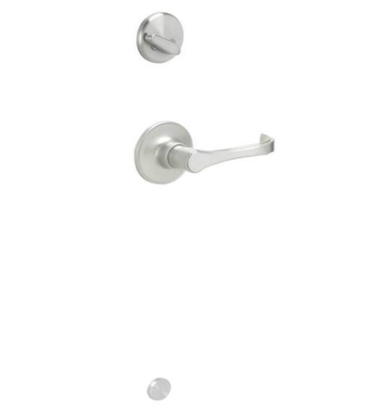 Schlage JH59TOR619 Torino Lever Interior Handleset, Satin Nickel