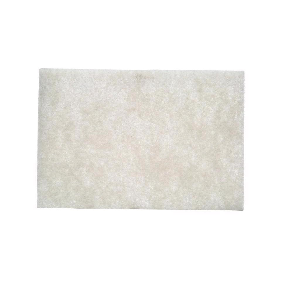 3M 7445 Scotch-Brite Delicate Light Duty Cleaning Pad, White