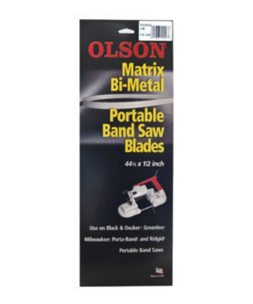 Olson Saw 92243 Bi-Metal Portable Band Saw Blade, 44-7/8" x 1/2"