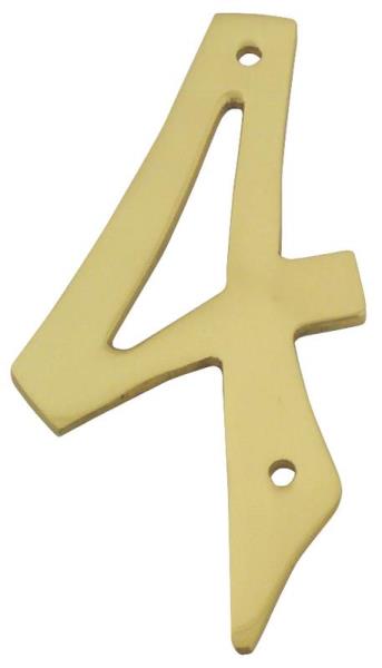 Schlage SC2-3046-605 #4 Tradition House Number, #4