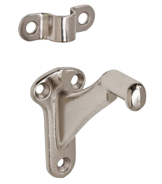 Schlage 059A14 Hand Rail Bracket, Solid Brass or Aluminum, Bright Nickel