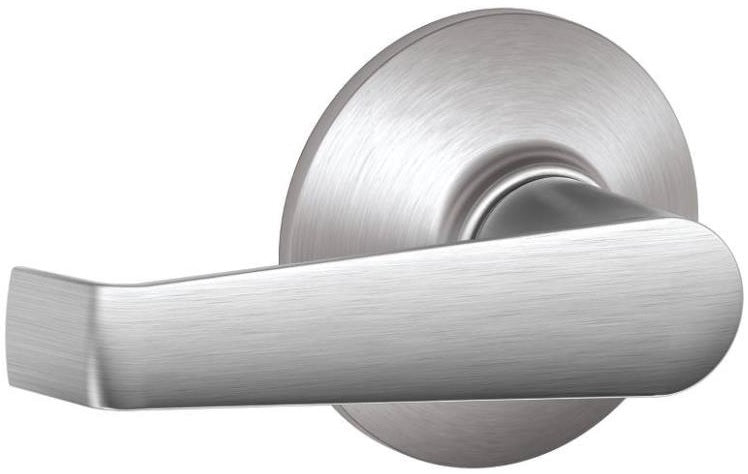 Schlage F10 ELA 626 Elan Passage Lever Lockset, Satin Chrome