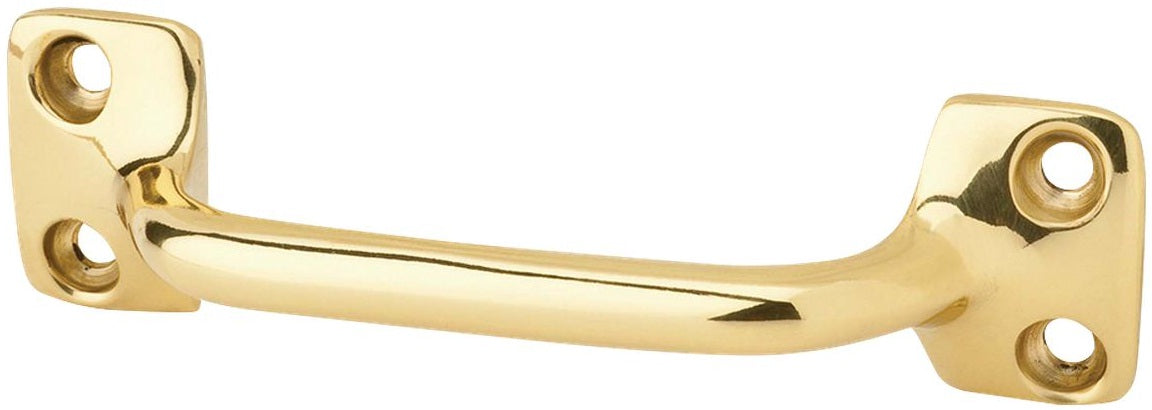 Schlage SP026A3 Aluminum Sash Bar Lift, Bright Brass