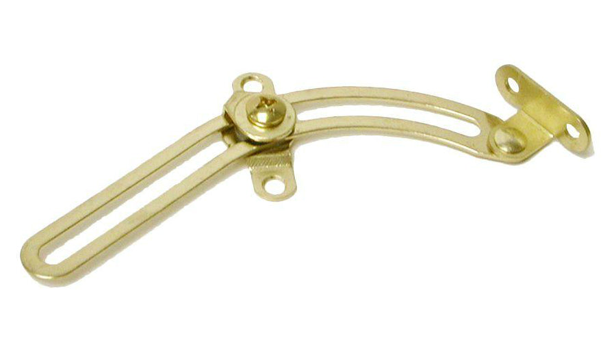 Schlage C9220F3LH Left Hand Friction Support, 5", Bright Brass
