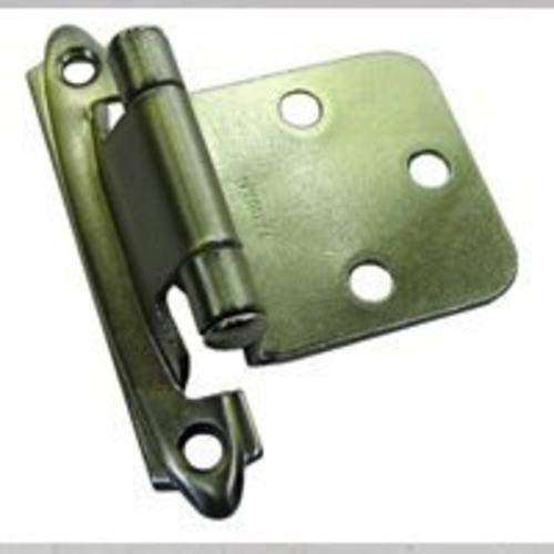Audubon Park  CH-156 Face Mount Overlay Hinge, Satin Nickel