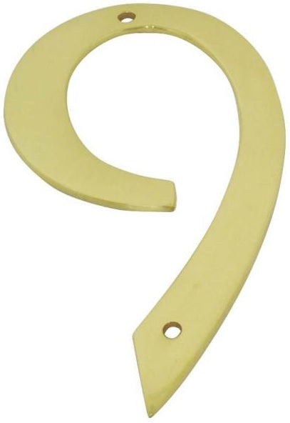 Schlage SC2-3096-605 #9 Traditional House Number, 4"