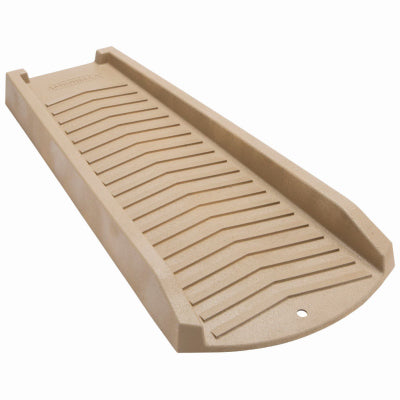Amerimax 3013-12 Splash Block, Extends Downspout, Stone-Color Plastic, 24 inches