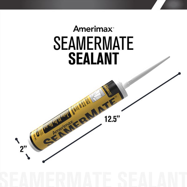 Amerimax 85148HP SeamerMate Gray Triploymer Gutter Sealant,  2 in. H X 2 in. W X 12 in. L
