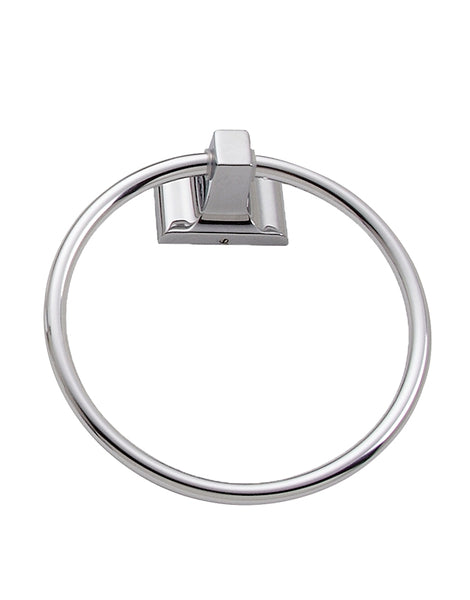 Boston Harbor L760-26-03 Towel Ring, Chrome, 6 Inch Dia Ring, Wall Mounting