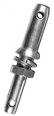 Double HH 21224 Category 1 Lift Arm Pin, 7/8" x 2-1/4", Forged, Yellow Zinc Plated