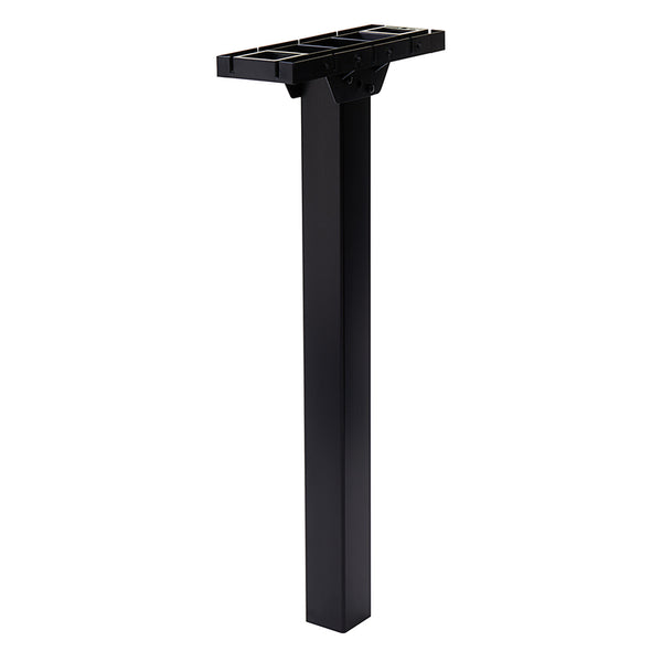 Gibraltar Mailboxes GMB115BAM Patriot Powder Coated Black Polymer Mailbox Post, 46.9 inches
