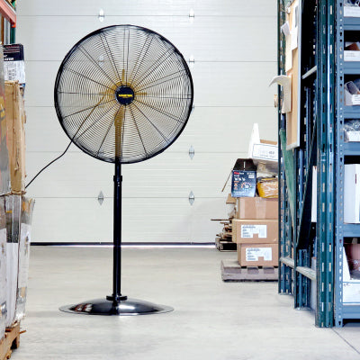 Master  MAC-30P 30" High-Velocity Pedestal Fan, 3-Speed, Direct Drive, Adjustable Height