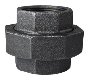 ProSource 34B-1-1/2B Pipe Union, 1-1/2 in, Threaded, Malleable Iron, 40 Schedule, 300 PSI Pressure
