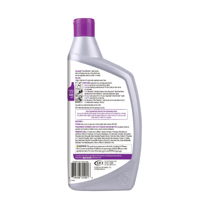 Rejuvenate HG-R85001Semi-Gloss Floor Polish Liquid, 32 oz