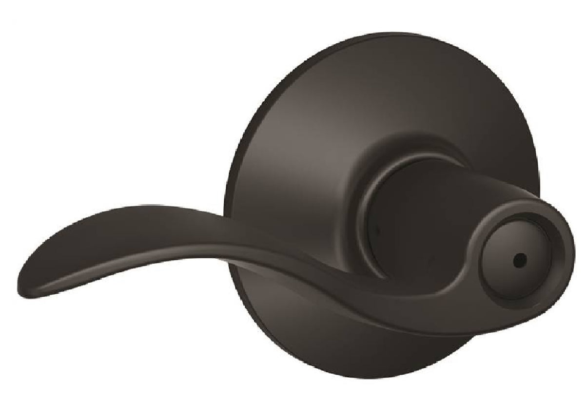 Schlage F40 ACC 622 Accent Privacy Lever, Matte Black