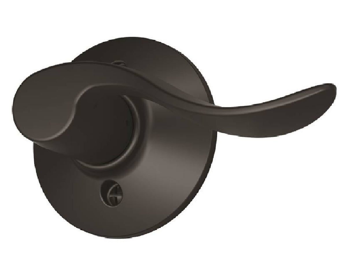 Schlage F170ACC622RH Accent Right Hand Dummy Lever, Matte Black