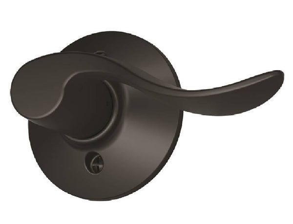 Schlage F170ACC622RH Accent Right Hand Dummy Lever, Matte Black