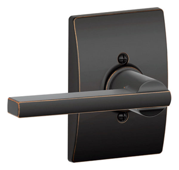 Schlage F170LAT716CEN Latitude Century Dummy Lever, Aged Bronze