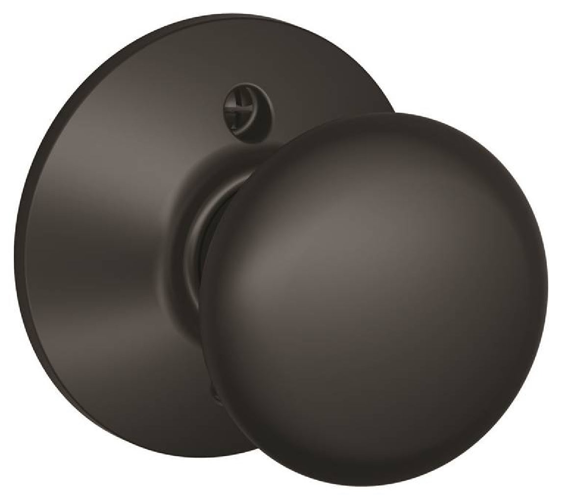 Schlage F170PLY622 Dummy Plymouth Knob, Matte Black