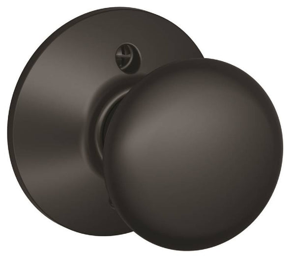 Schlage F170PLY622 Dummy Plymouth Knob, Matte Black