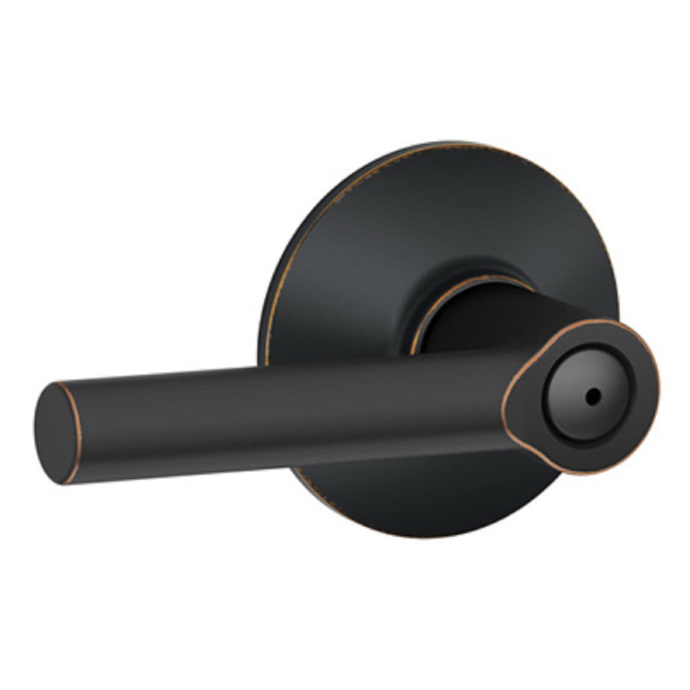 Schlage F40VBRW716 Broadway Privacy Door Lever, Aged Bronze