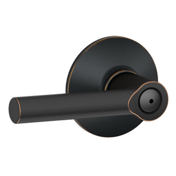 Schlage F40VBRW716 Broadway Privacy Door Lever, Aged Bronze